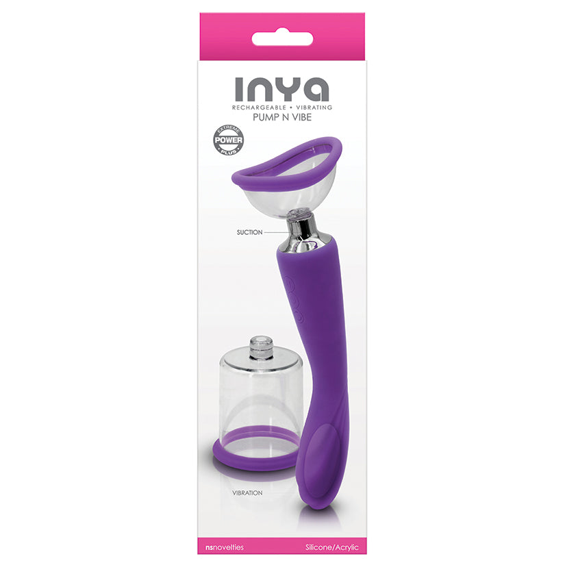Inya Pump And Vibe With Interchangeable Suction Cups - SP BOUTIQUE