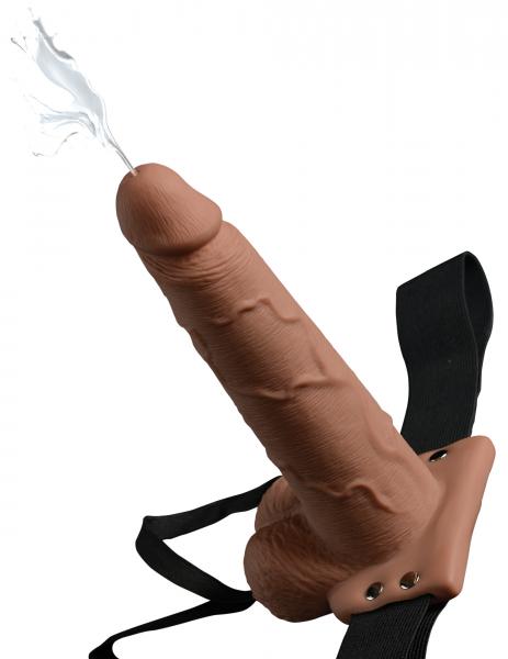 Fetish Fantasy Hollow Squirting Strap On with Balls - SP BOUTIQUE