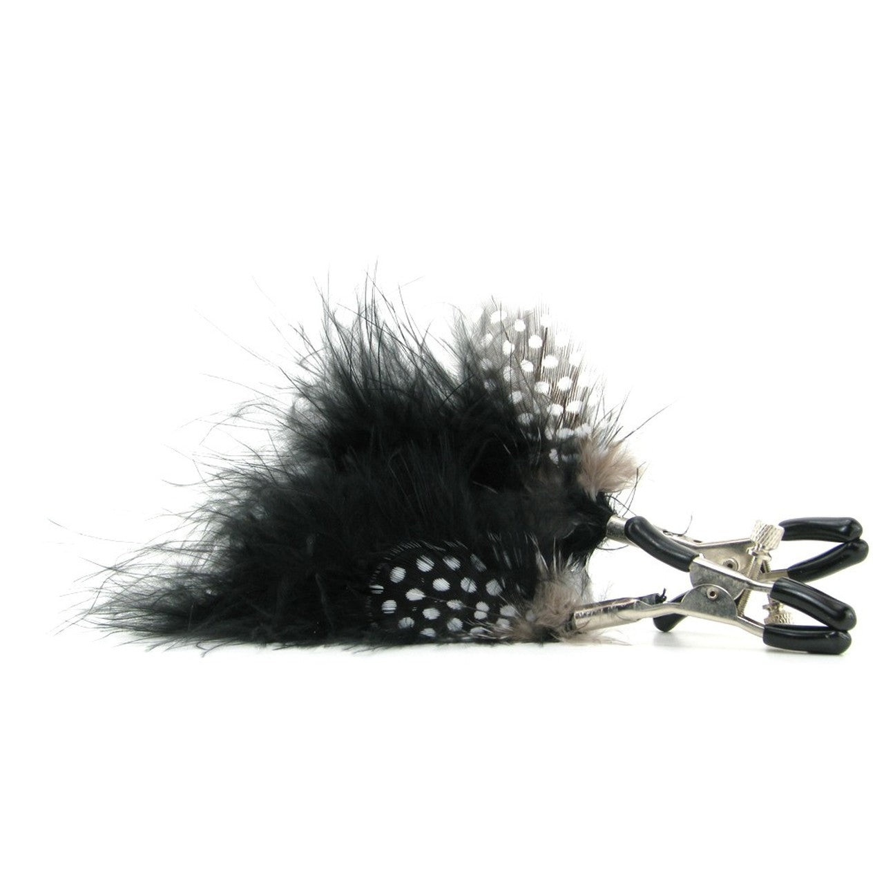 Fetish Fantasy Series Limited Edition Feather Nipple Clamps & Butt Plug - SP BOUTIQUE