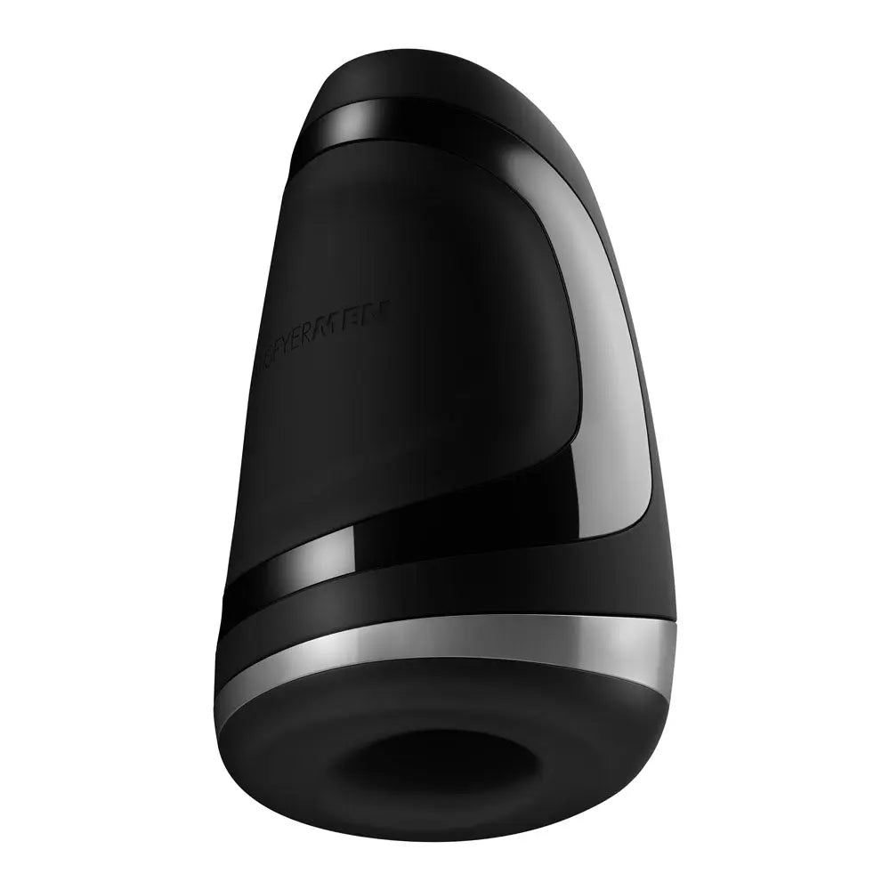 Satisfyer Men Heat Vibration Black Stroker - SP BOUTIQUE