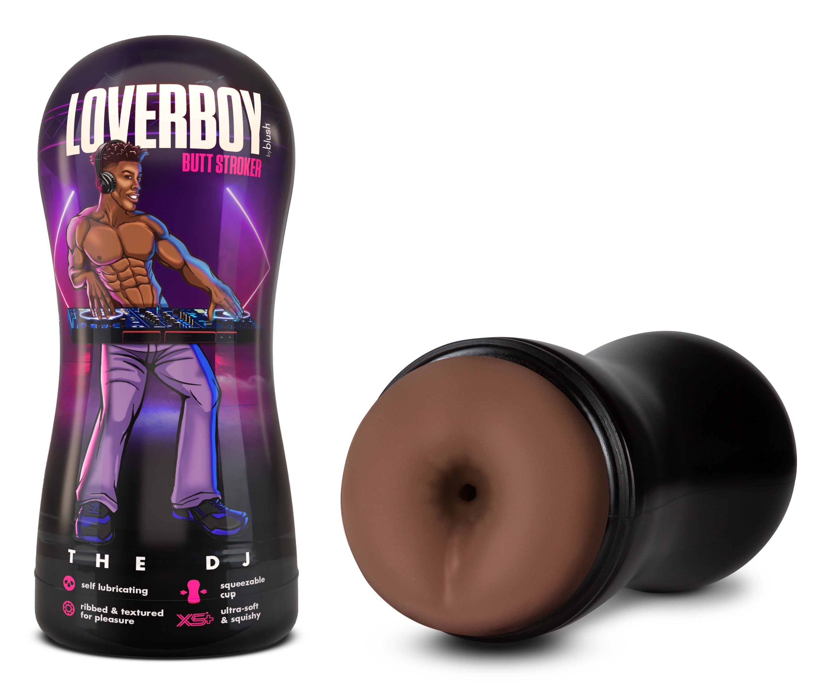 Loverboy - the Dj - Self Lubricating Stroker - Brown - SP BOUTIQUE