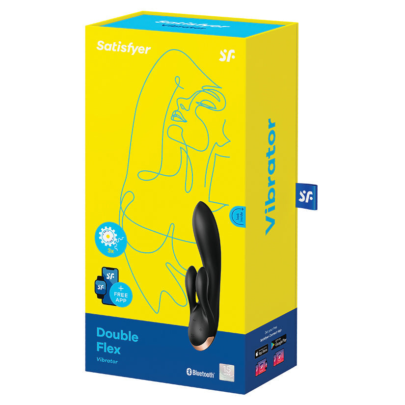 Satisfyer Double Flex-Black - SP BOUTIQUE