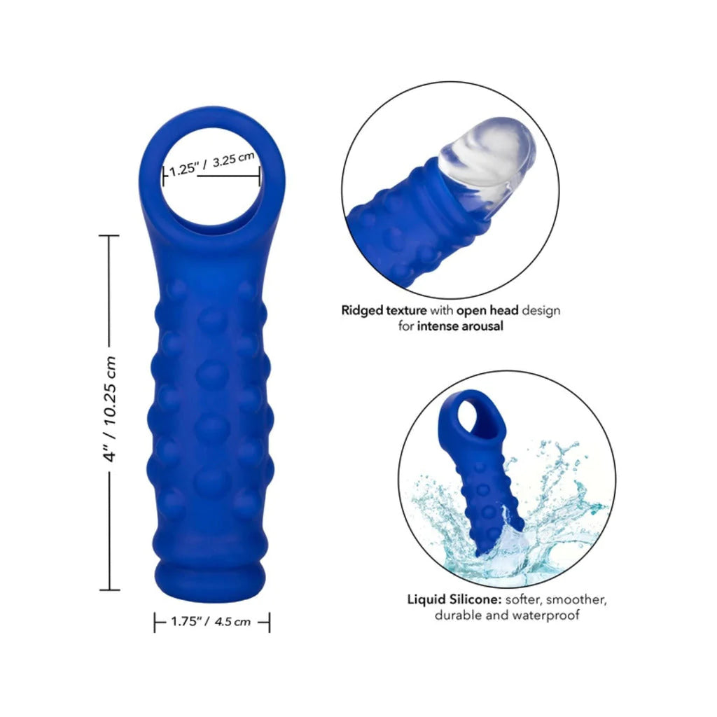 Admiral Beaded Penis Extension - Liquid Silicone Sleeve for Enhanced Girth and Stimulation - SP BOUTIQUE