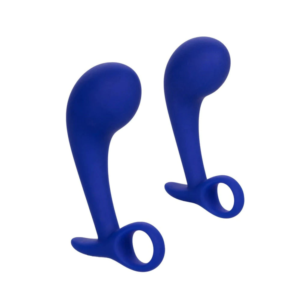 Admiral Silicone Anal Training Set - 2 Ergonomically Curved Plugs for Safe Pleasure Play - SP BOUTIQUE