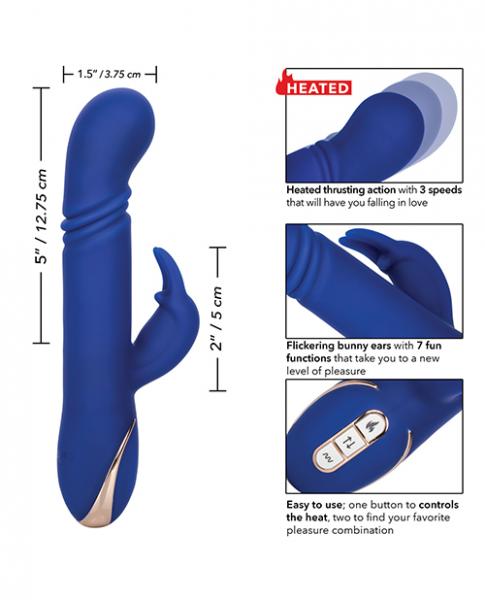 Jack Rabbit® Signature Heated Silicone Thrusting "G" Rabbit CALEXOTIC