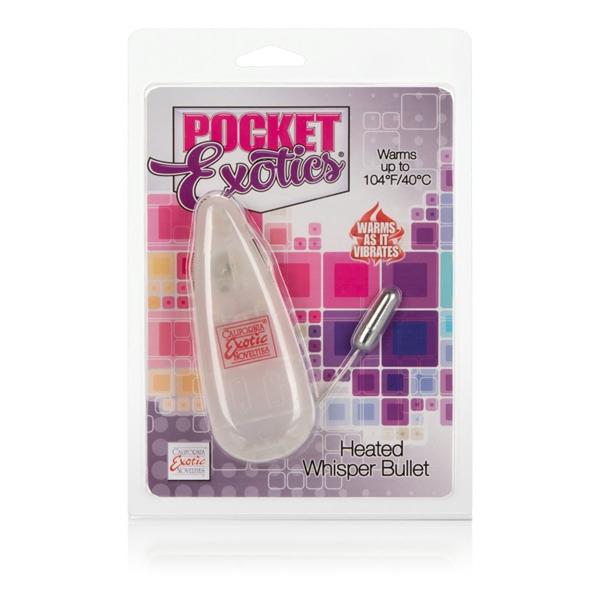 Pocket Exotic Heated Whisper Bullet Vibrator - SP BOUTIQUE