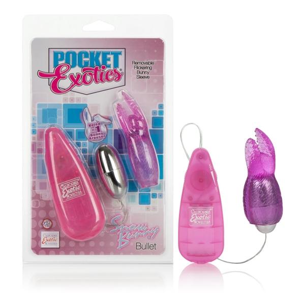 Pocket Exotics Snow Bunny Bullet Vibrator - SP BOUTIQUE