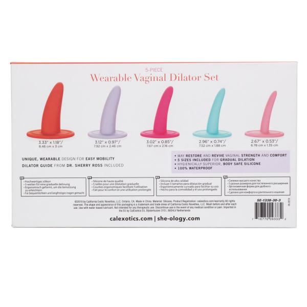 She-ology 5 Piece Wearable Vaginal Dilator Set - SP BOUTIQUE