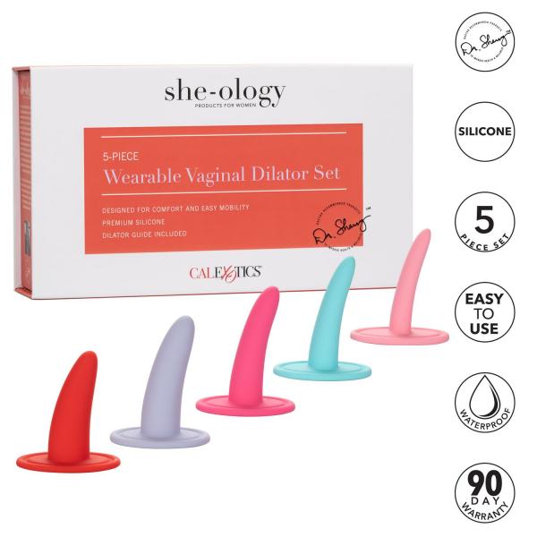 She-ology 5 Piece Wearable Vaginal Dilator Set - SP BOUTIQUE