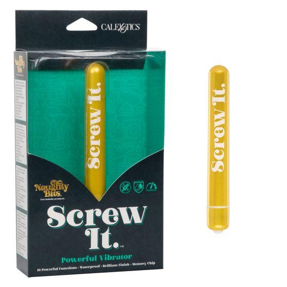 Naughty Bits Screw It Powerful Vibrator - SP BOUTIQUE
