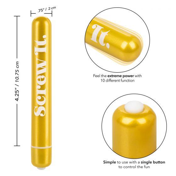 Naughty Bits Screw It Powerful Vibrator - SP BOUTIQUE