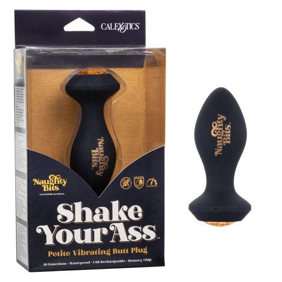 Naughty Bits Shake Your Ass Petite Vibrating Butt Plug - SP BOUTIQUE
