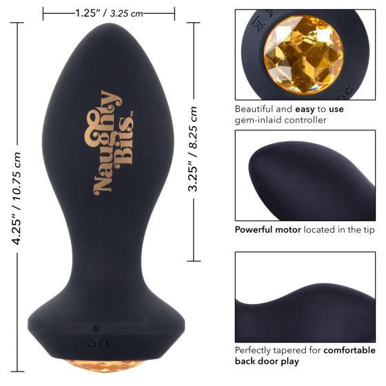Naughty Bits Shake Your Ass Petite Vibrating Butt Plug - SP BOUTIQUE