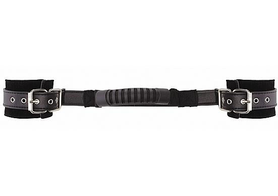 Ouch Adjustable Leather Handcuffs - SP BOUTIQUE