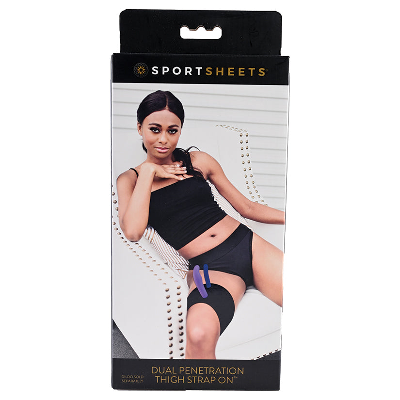 Sportsheets Dual Penetration Thigh Strap On - SP BOUTIQUE