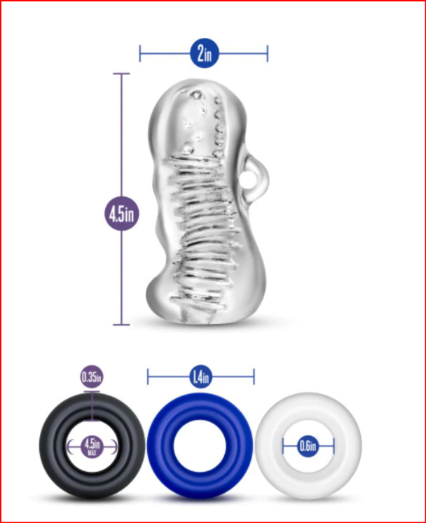 Quickie Kit - Jerk Off - Clear - SP BOUTIQUE