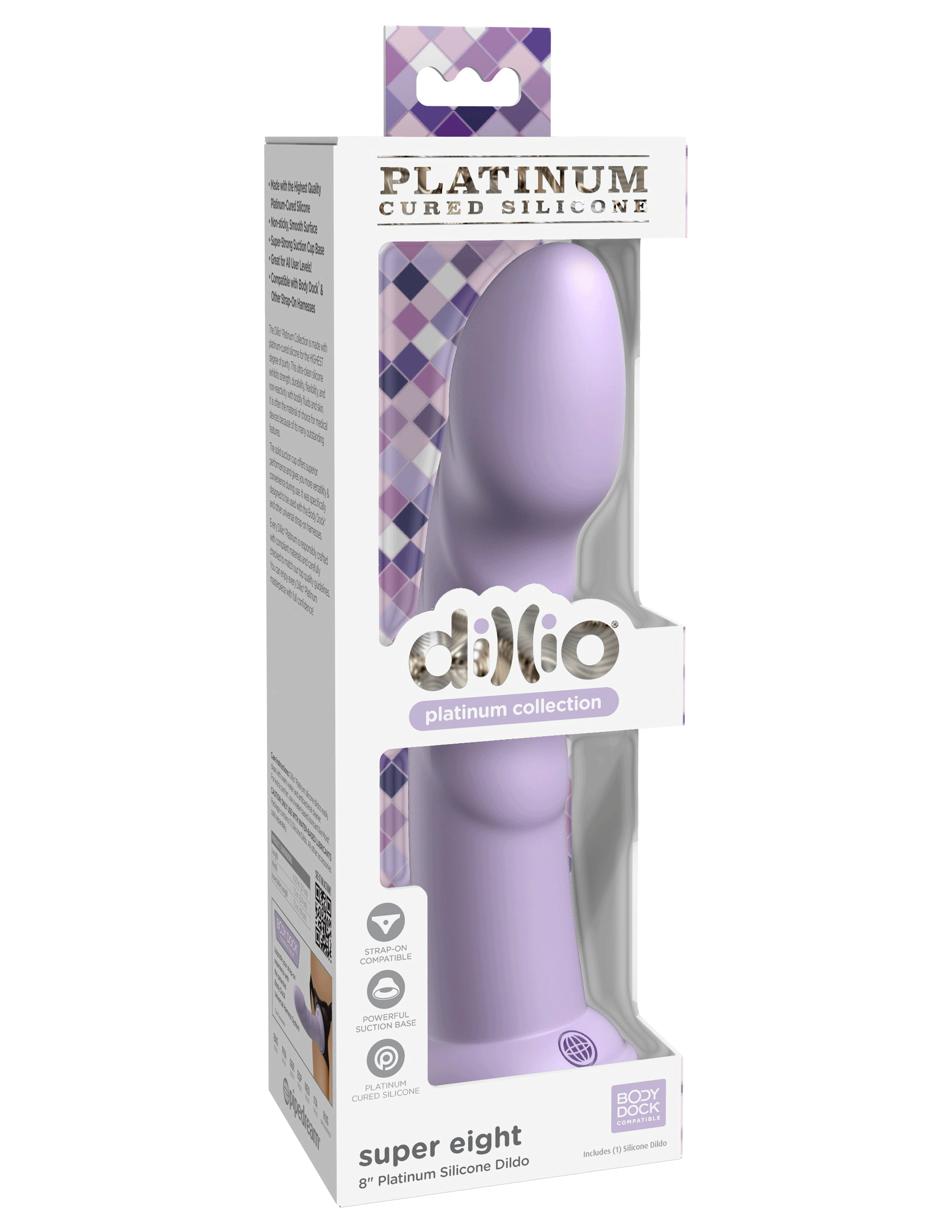 Dillio Platinum - Super Eight Dildo - SP BOUTIQUE