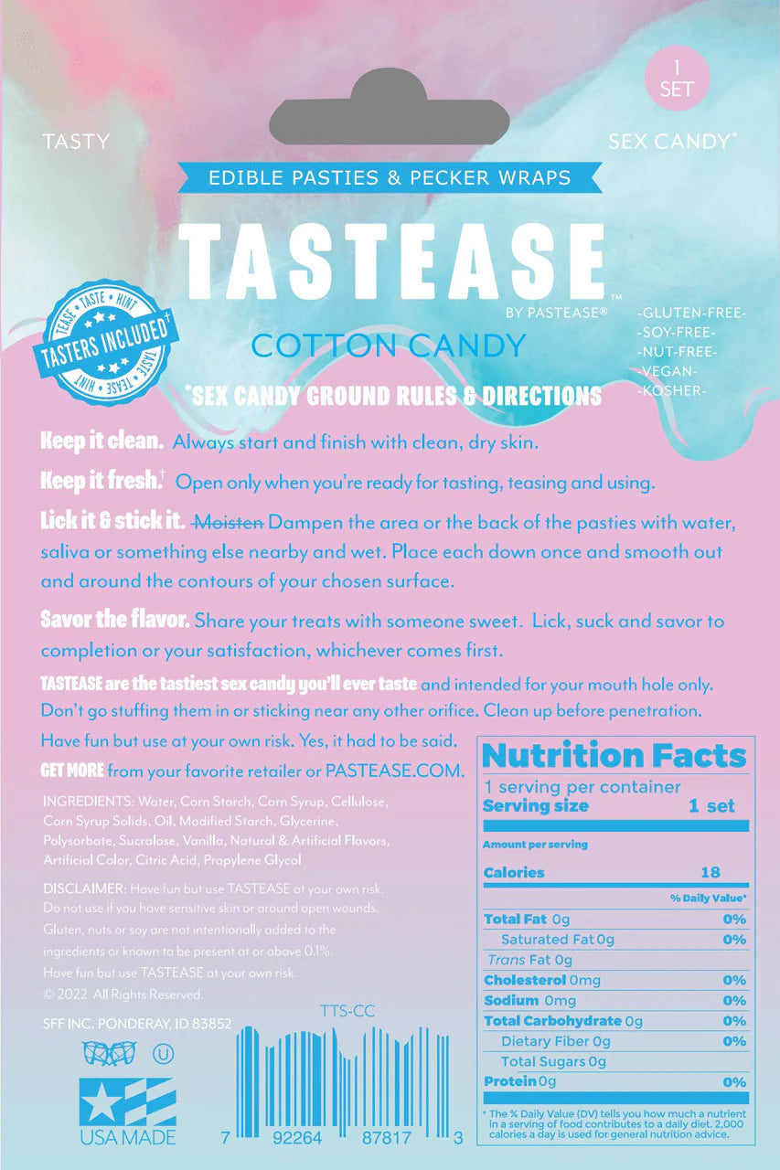 Tastease Candy Edible Pasties & Pecker Wraps - SP BOUTIQUE