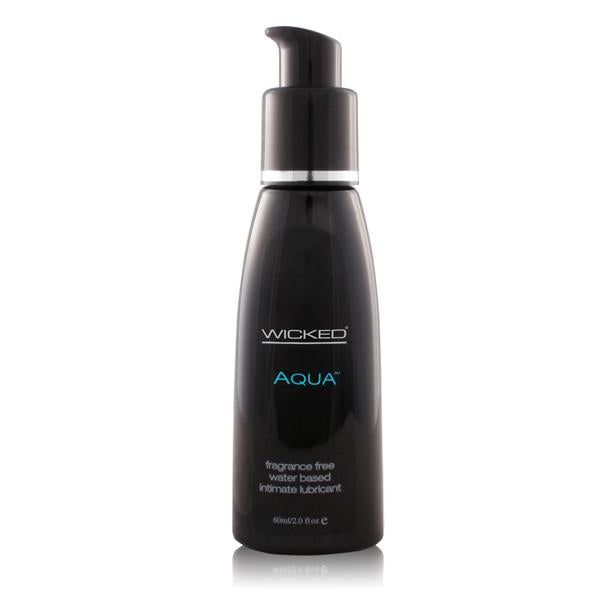 Wicked Aqua Fragrance Free Water-Based Lubricant - 8.5oz Vegan & Hypoallergenic Formula - SP BOUTIQUE