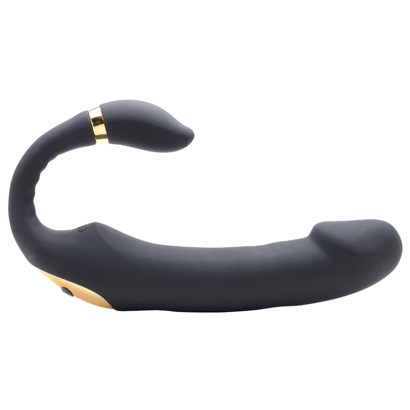 Inmi 10x Pleasure Pose Come Hither Silicone Vibrator With Poseable Clit Stim - SP BOUTIQUE
