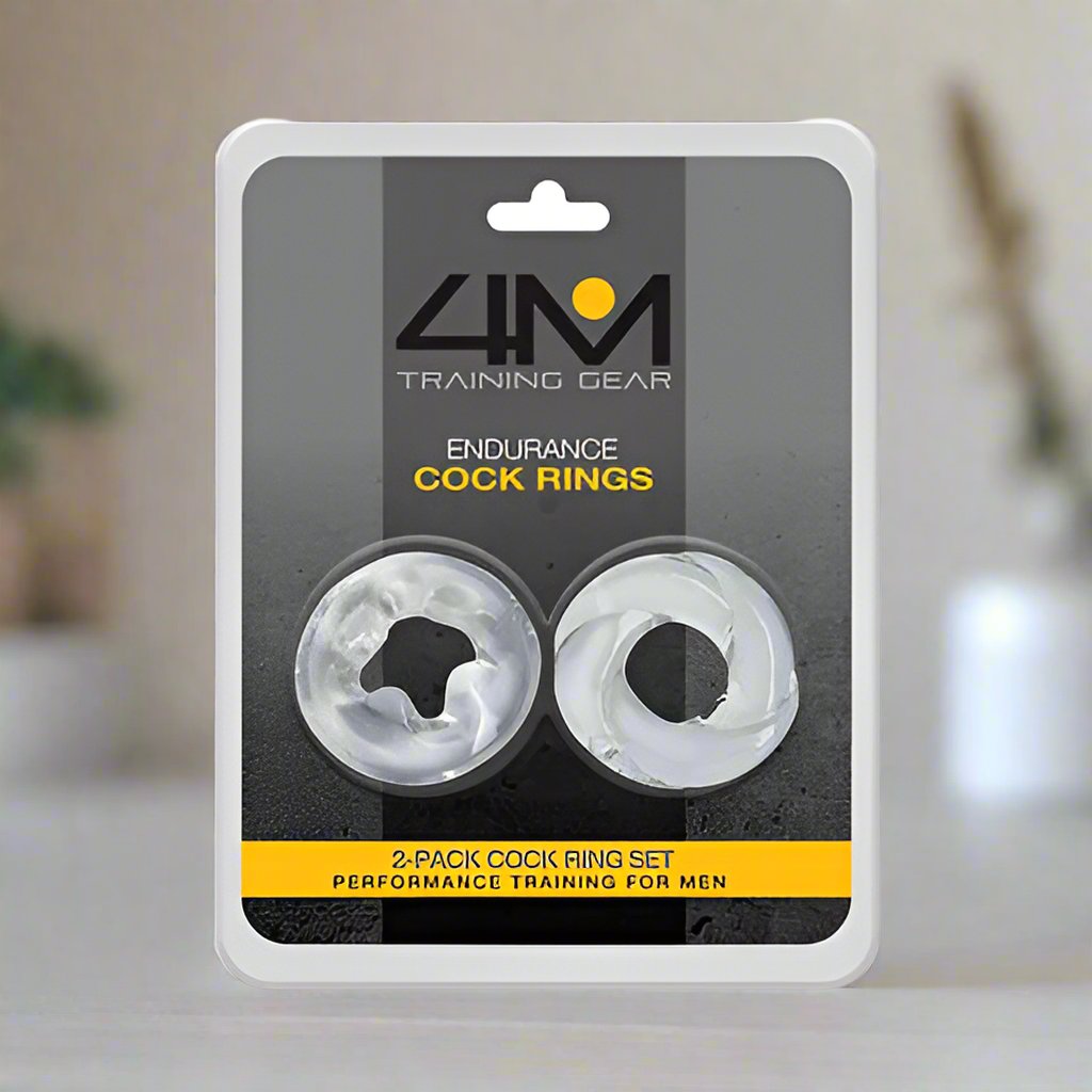 4M Endurance Performance Rings - 2 Pack, Unique Texture for Intense Training, Body-Safe Material - SP BOUTIQUE