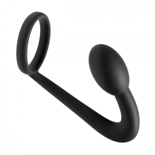 Explorer Silicone Cock Ring and Prostate Plug - SP BOUTIQUE