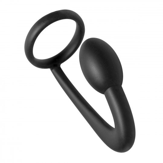 Explorer Silicone Cock Ring and Prostate Plug - SP BOUTIQUE
