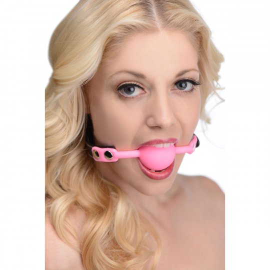 Glow Gag Glow in the Dark Silicone Ball Gag - SP BOUTIQUE