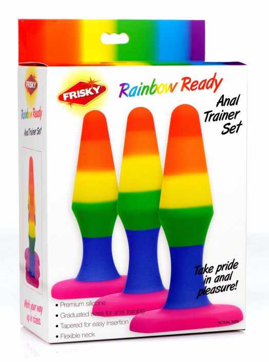 Rainbow Ready Silicone Anal Set - SP BOUTIQUE