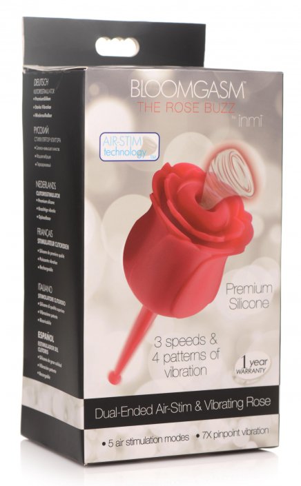 Bloomgasm 7X Silicone Clit Stimulator with 5 Air Modes & Pinpoint Vibration - SP BOUTIQUE