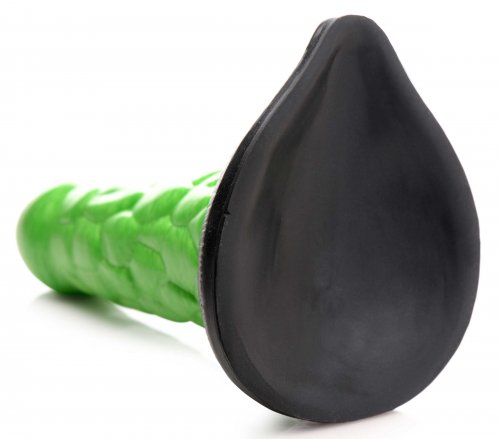 Creature Cocks Radioactive Reptile Silicone Dildo 7.5in - Green - SP BOUTIQUE