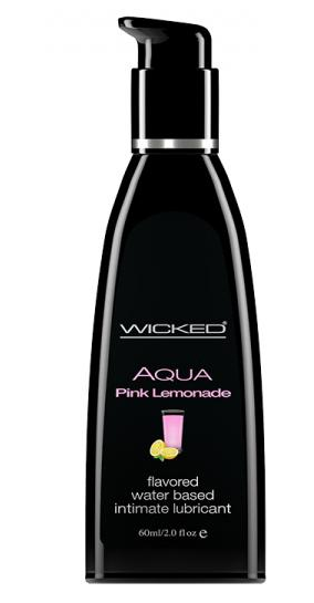 Wicked Aqua Pink Lemonade Water Based Lubricant - Kissable, Lickable & Vegan Friendly - SP BOUTIQUE