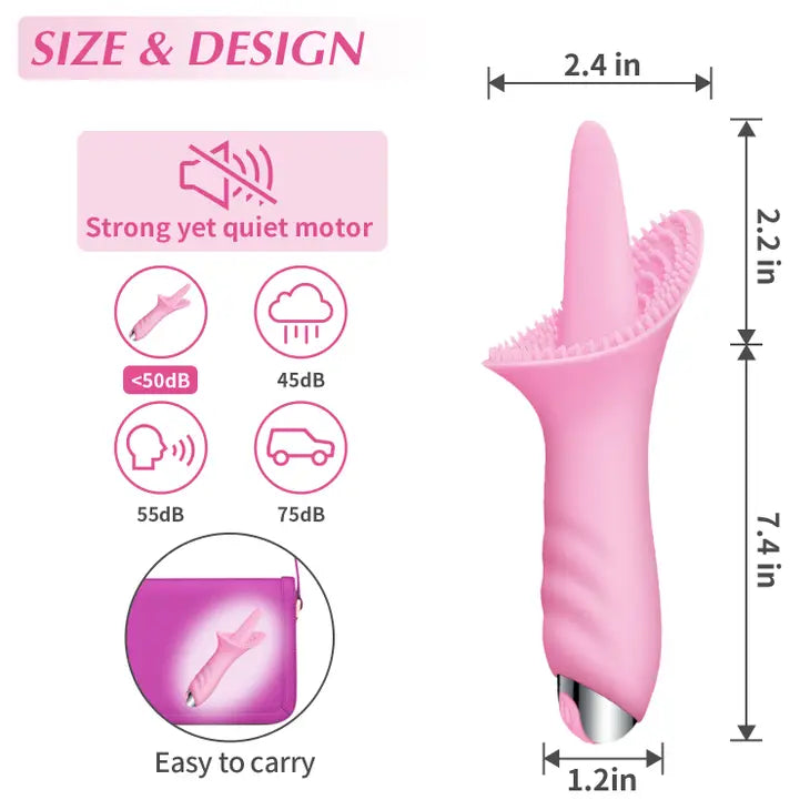 Sensuous Vibrating Cunnilingus Massager SP BOUTIQUE