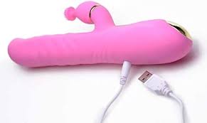 10X Versa-Thrust Vibrating Thrusting Toy with 3 Interchangeable Clitoral Attachments - SP BOUTIQUE