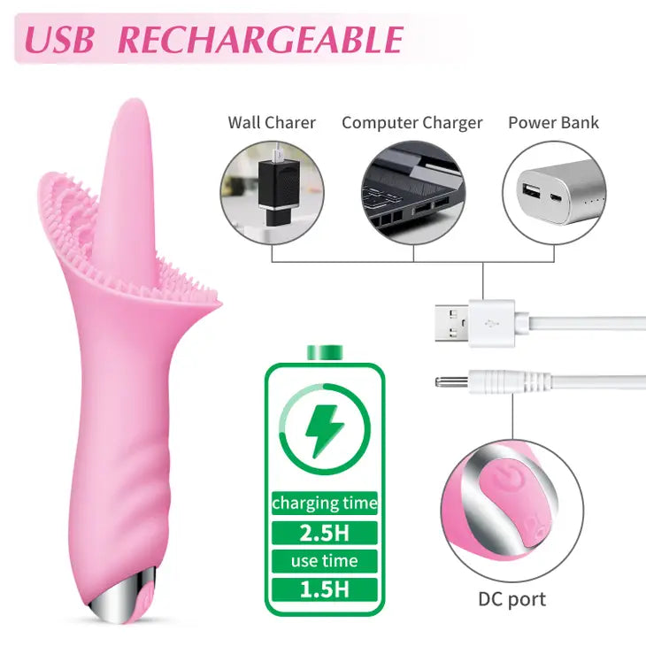 Sensuous Vibrating Cunnilingus Massager SP BOUTIQUE