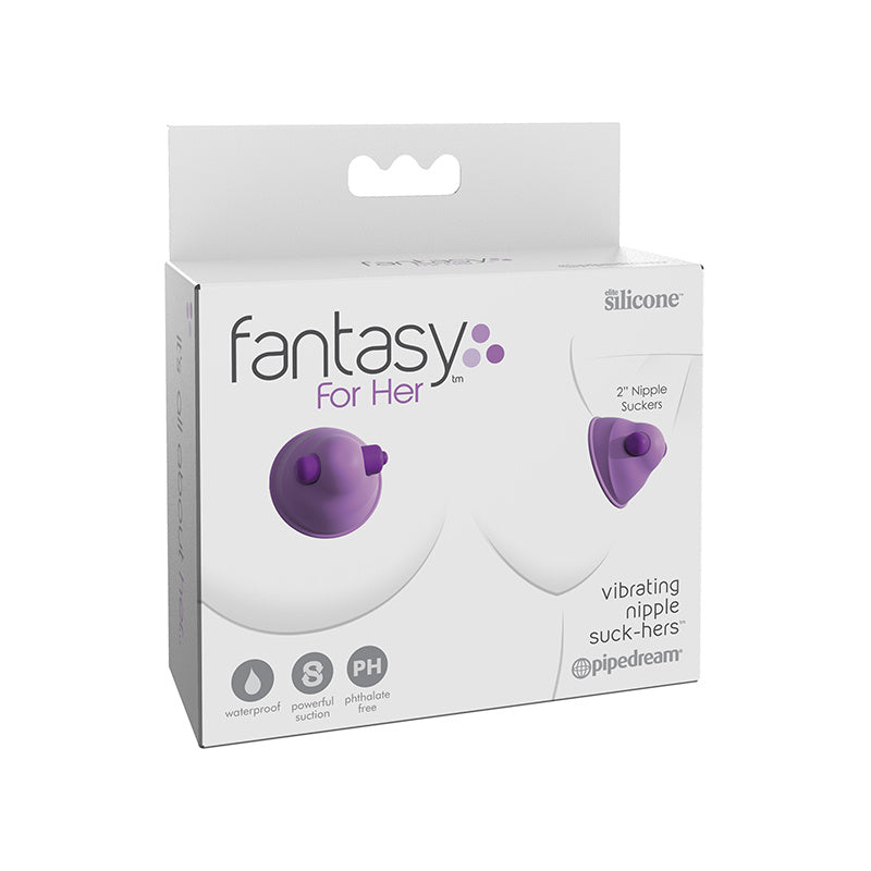 Fantasy For Her Vibrating Nipple Suck-Hers Purple - SP BOUTIQUE