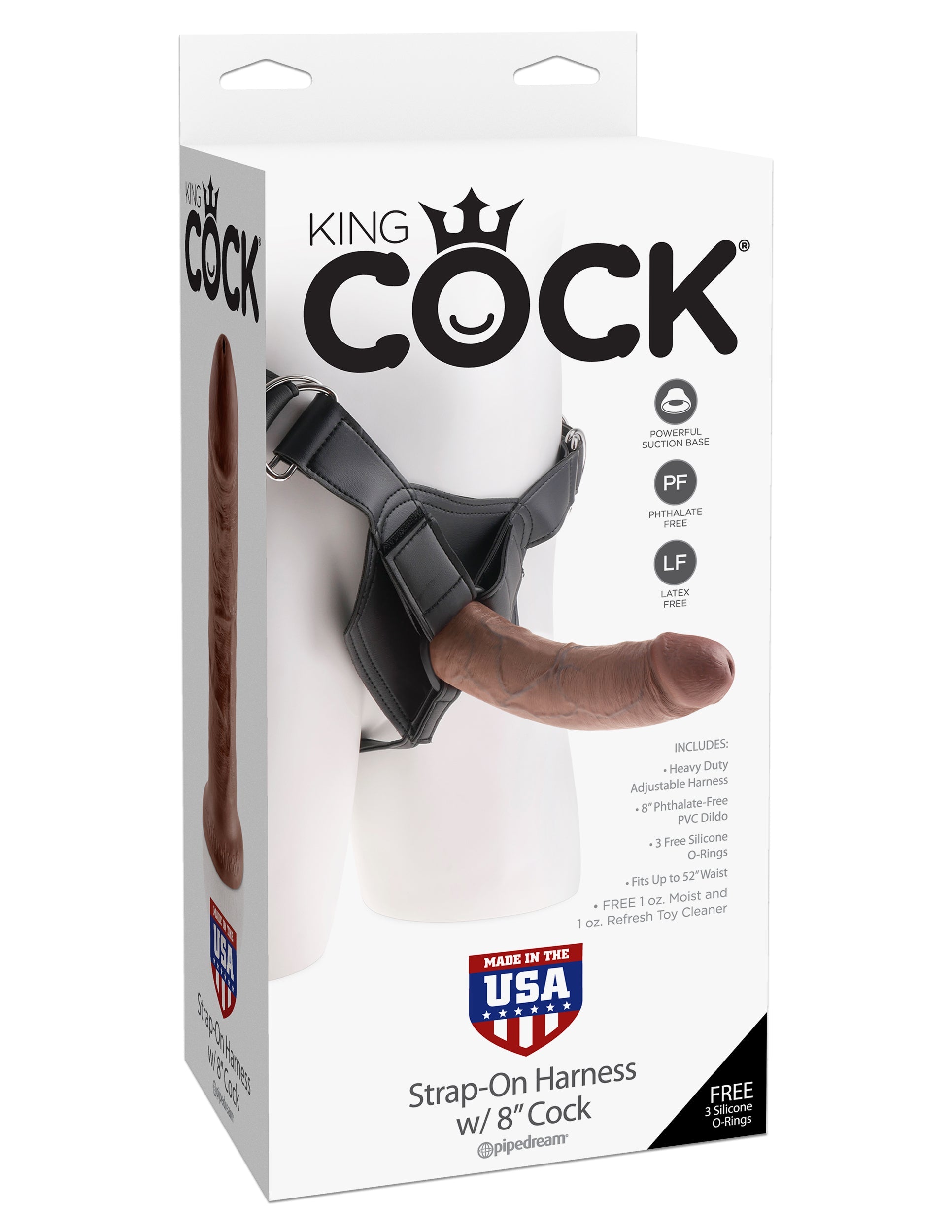 King Cock Strap on Harness With Cock - SP BOUTIQUE