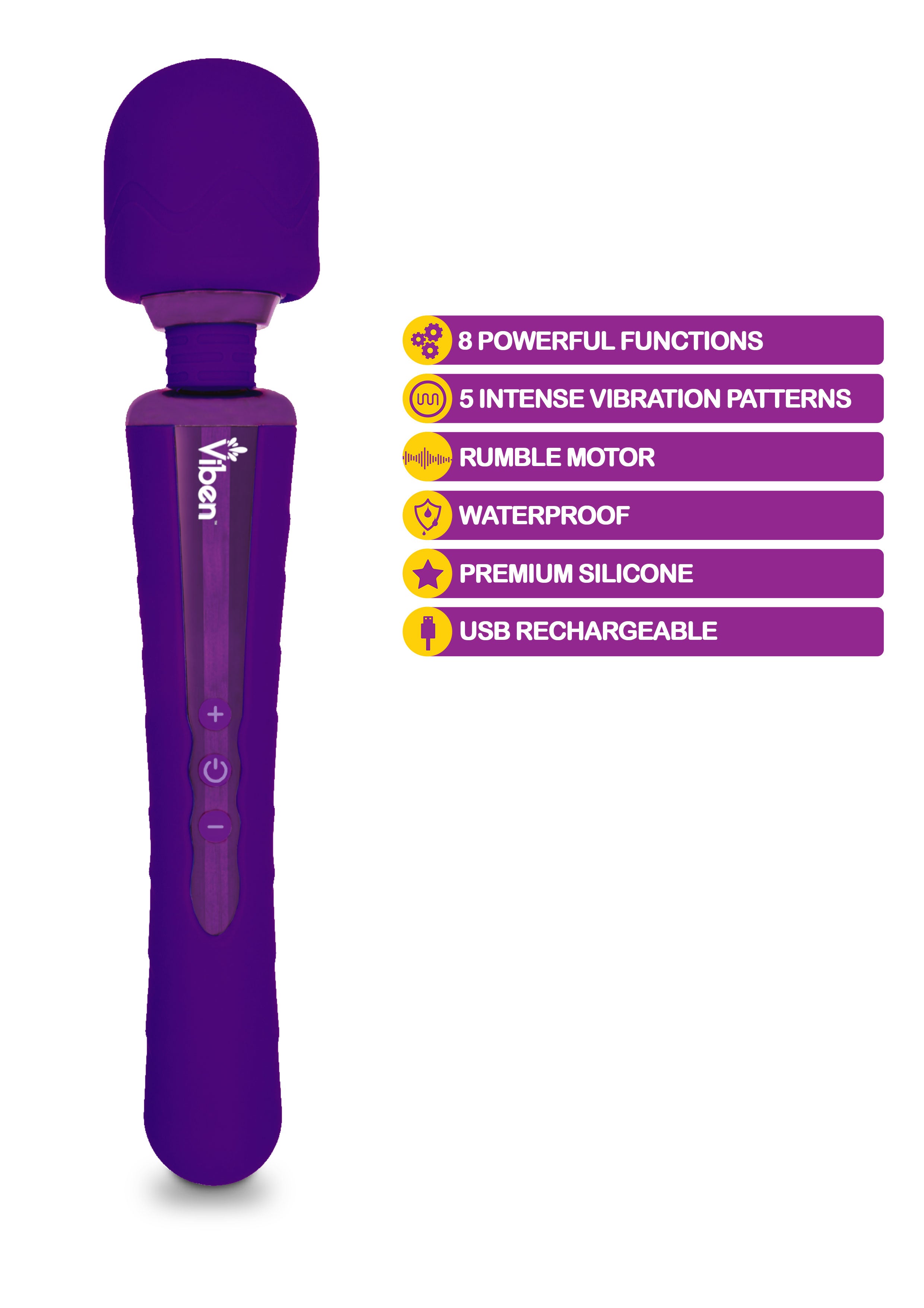 Obsession Wand Massager - Violet - SP BOUTIQUE