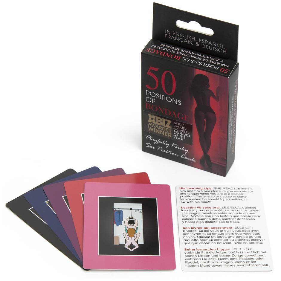 Fifty Positions Of Bondage Card Game - SP BOUTIQUE