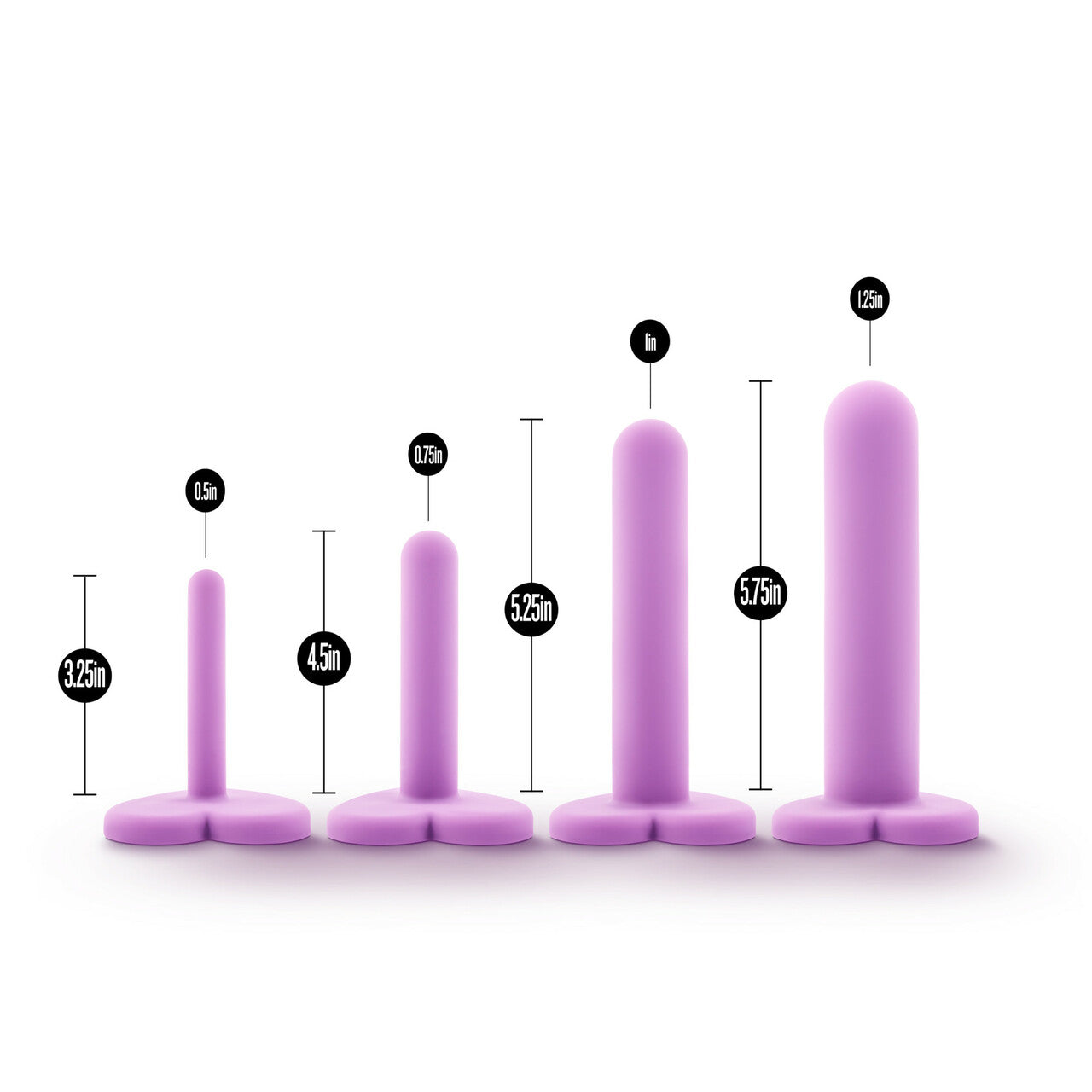 4-Piece Wellness Dilator Kit - Soft Silicone, Gradually Sized for Comfort & Hygiene - SP BOUTIQUE