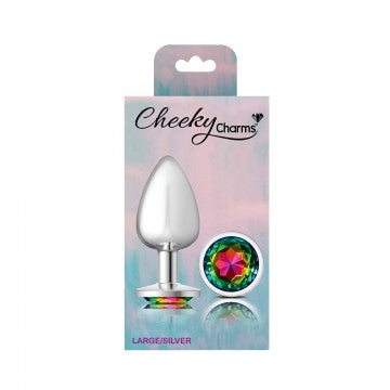 Cheeky Charms-Silver Metal Butt Plug - SP BOUTIQUE