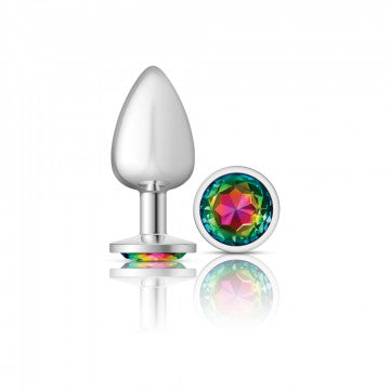 Cheeky Charms-Silver Metal Butt Plug - SP BOUTIQUE