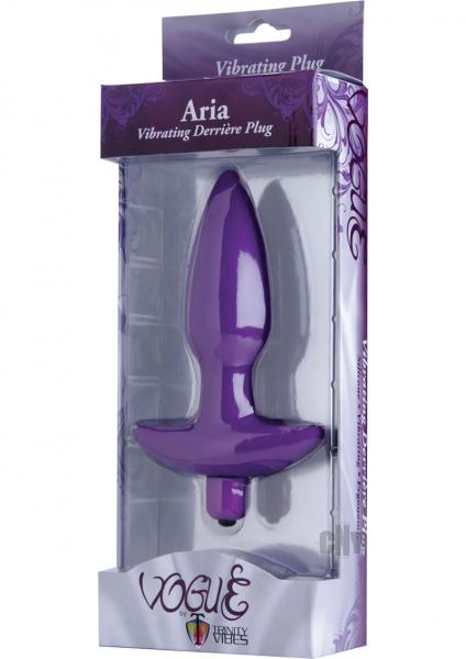 Aria Vibrating Silicone Anal Plug - SP BOUTIQUE