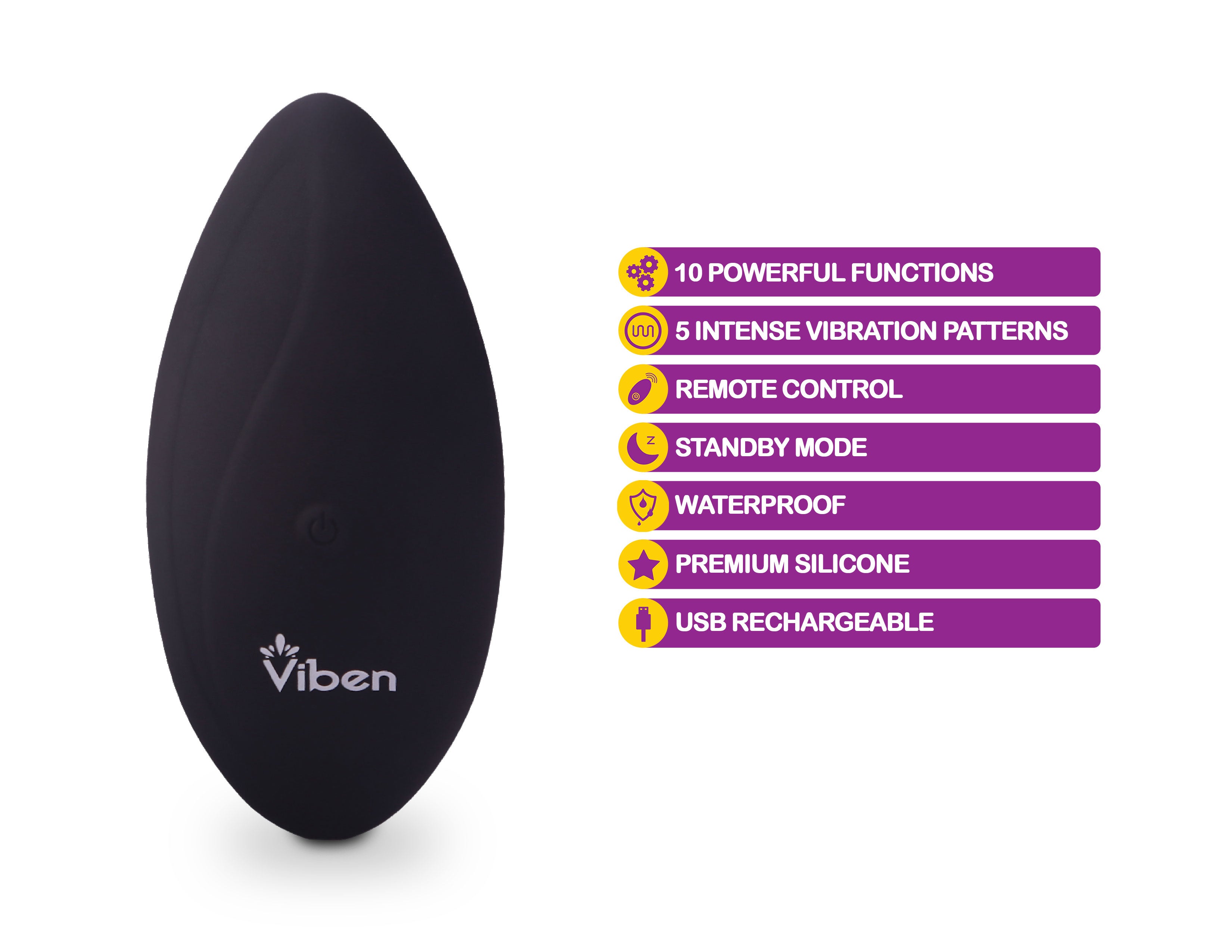 Viben Racy Remote Control 10 Function Panty Vibe - SP BOUTIQUE