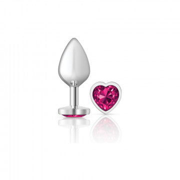 Cheeky Charms-Silver Metal Butt Plug - SP BOUTIQUE