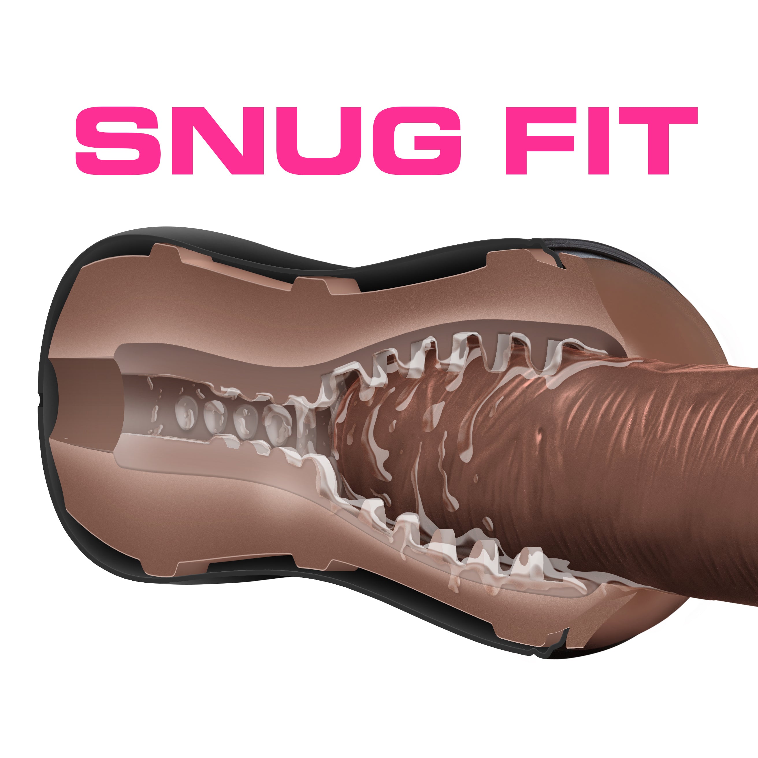 Loverboy - the Dj - Self Lubricating Stroker - Brown - SP BOUTIQUE