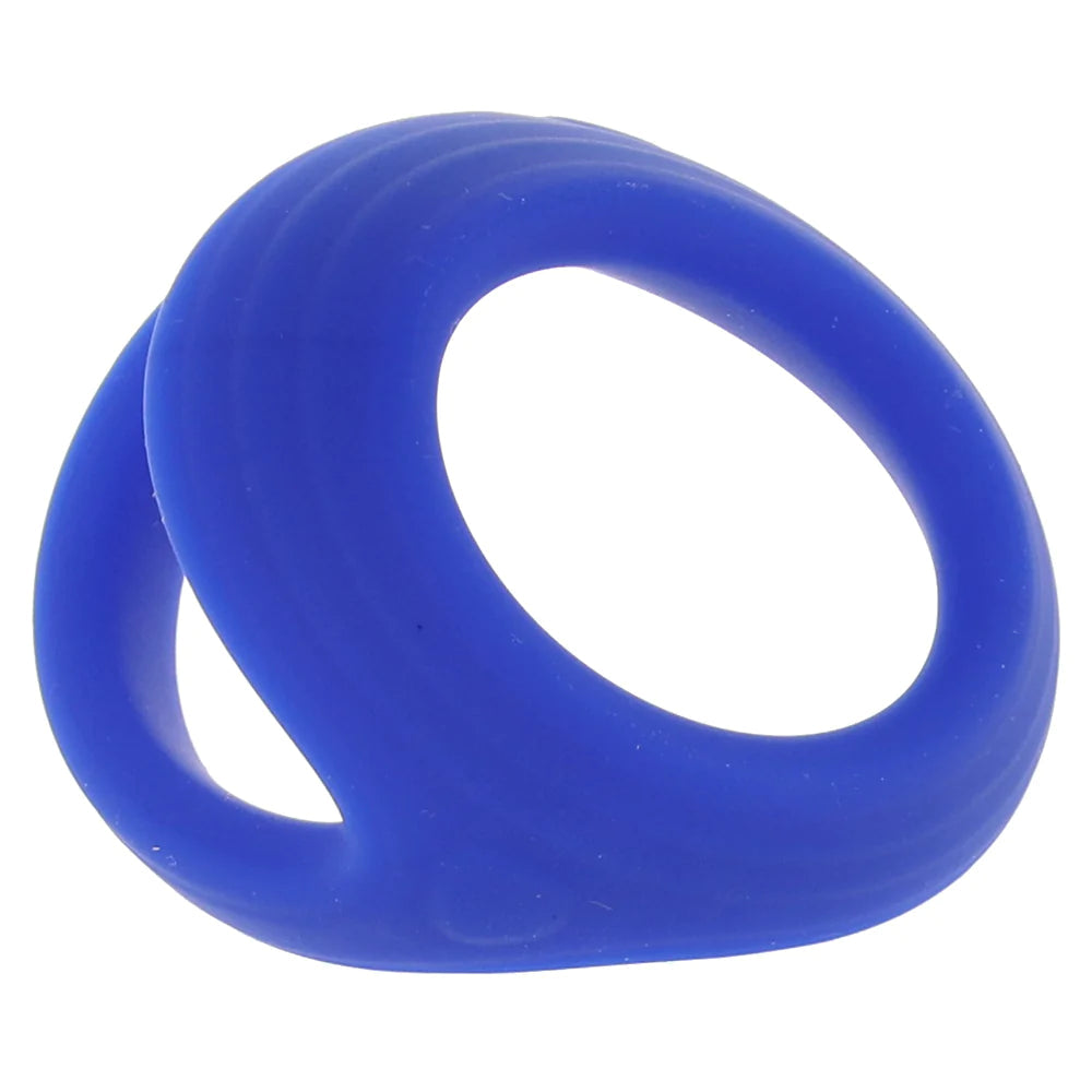 Admiral Cock And Ball Dual Ring - Liquid Silicone Enhancer For Explosive Performance, 2.5 X 2 In. - SP BOUTIQUE