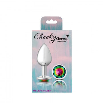 Cheeky Charms-Silver Metal Butt Plug - SP BOUTIQUE