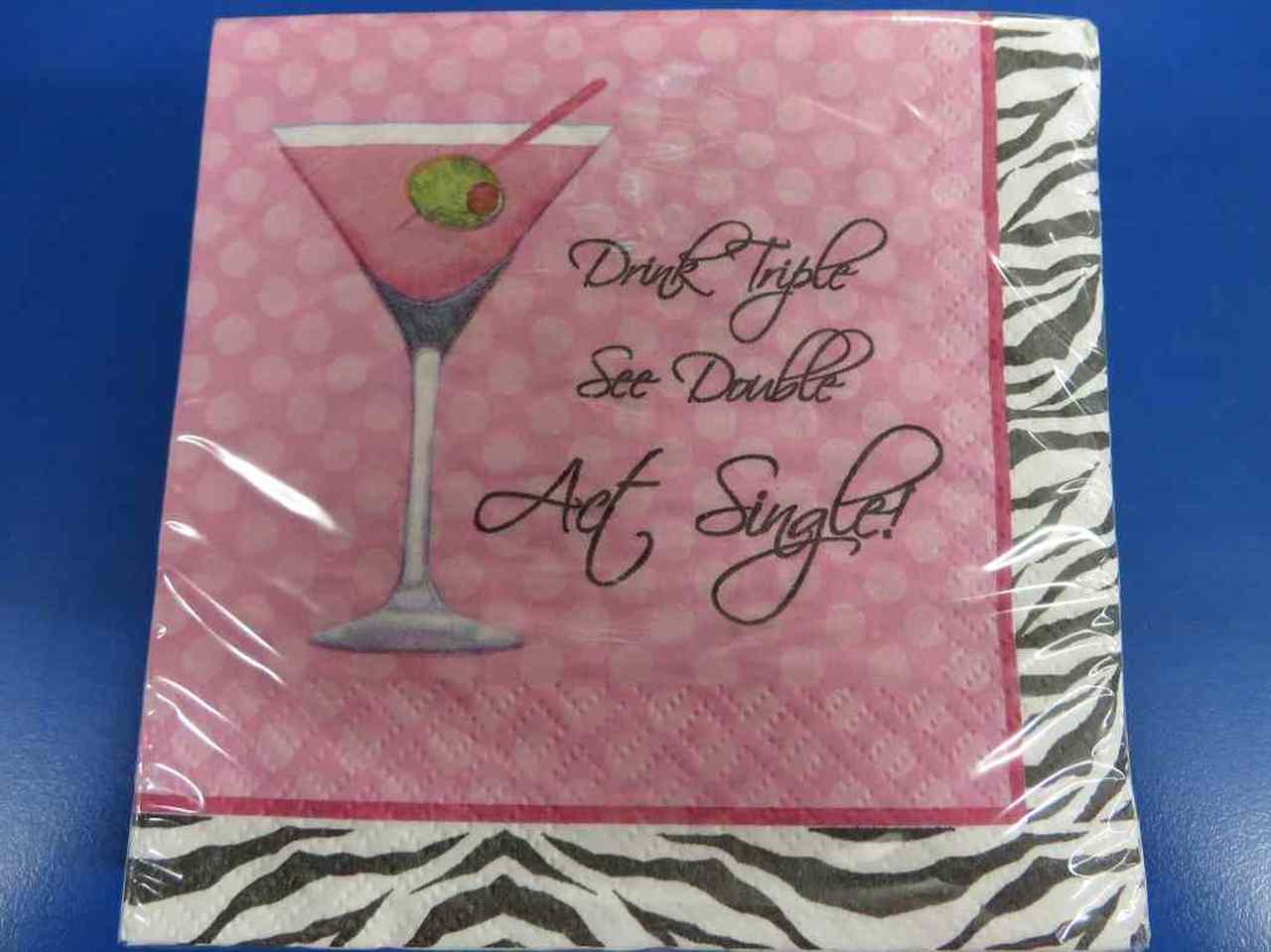 Sassy & Sweet Act Single Bachelorette Party Beverage Napkins - SP BOUTIQUE
