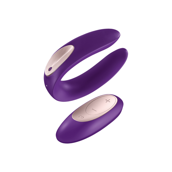 Partner Plus with Remote Purple Vibrator - SP BOUTIQUE